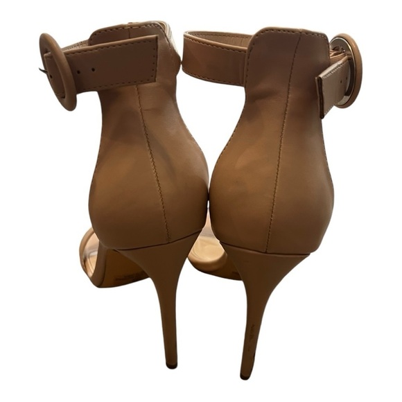 Lulu's Saylana Light Nude Ankle Strap Heels Women's Size 10 Stiletto Open Toe - Picture 4 of 9